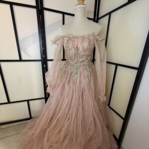 Blush Tulle Gown / Dress – Made in Turkey