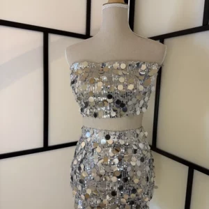 Tally Weijl Sequin Two-Piece Set – Size XS – New with Tag