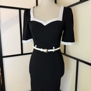 Collectif Pencil Dress – XS – Worn (With Belt)