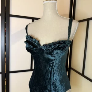 Italian Velvet Corset Top – XS – Worn Once
