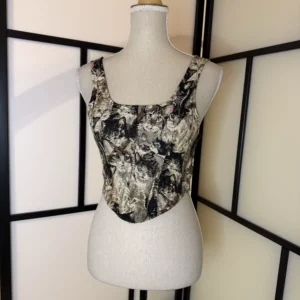 Cat Tapestry Corset Top – XS – Never Worn