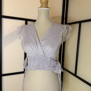 Vero Moda Polka Dot Wrap Top – XS – Worn Condition