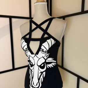 Killstar Pentagram Strap Top – XS – Worn Condition