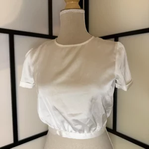 Tally Weijl Open Back Satin Top – Size XS – Worn Condition