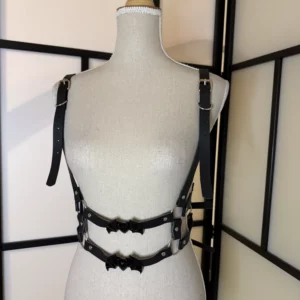 Black Bat Detail Body Harness – One Size – Never Worn