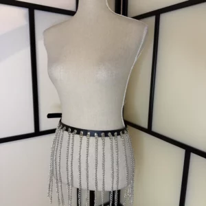 Metro Chain Belt Skirt – One Size – New with Tag
