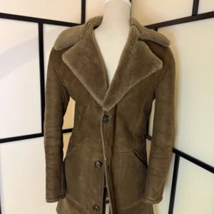 Shearling Coat – Brown – Size S – Worn