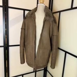 Shearling Jacket – Brown – Size M – Worn