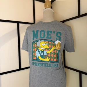 Moe’s Springfield T-Shirt – Grey – Size M – Worn