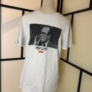 High Life Jacques Chirac Graphic T-Shirt – White – Size M – Worn
