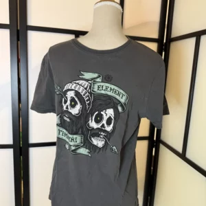 Element “Timber!” Graphic T-Shirt – Grey – Size M – Good Condition