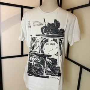 G-Star Raw Graphic T-Shirt – White – Size M – Good Condition