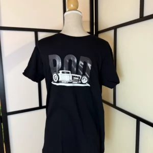 Hot Rod “ROD” Graphic T-Shirt – Black – Size M – Used Condition