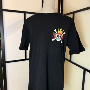 One Piece x Burger King “Boat of the Whopper” T-Shirt – Black – Size M – New