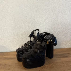 Platform Sandals – Black – Size 39 – Worn Once