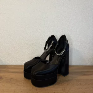Platform Heels – Black – Size 39 – New (Never Worn)